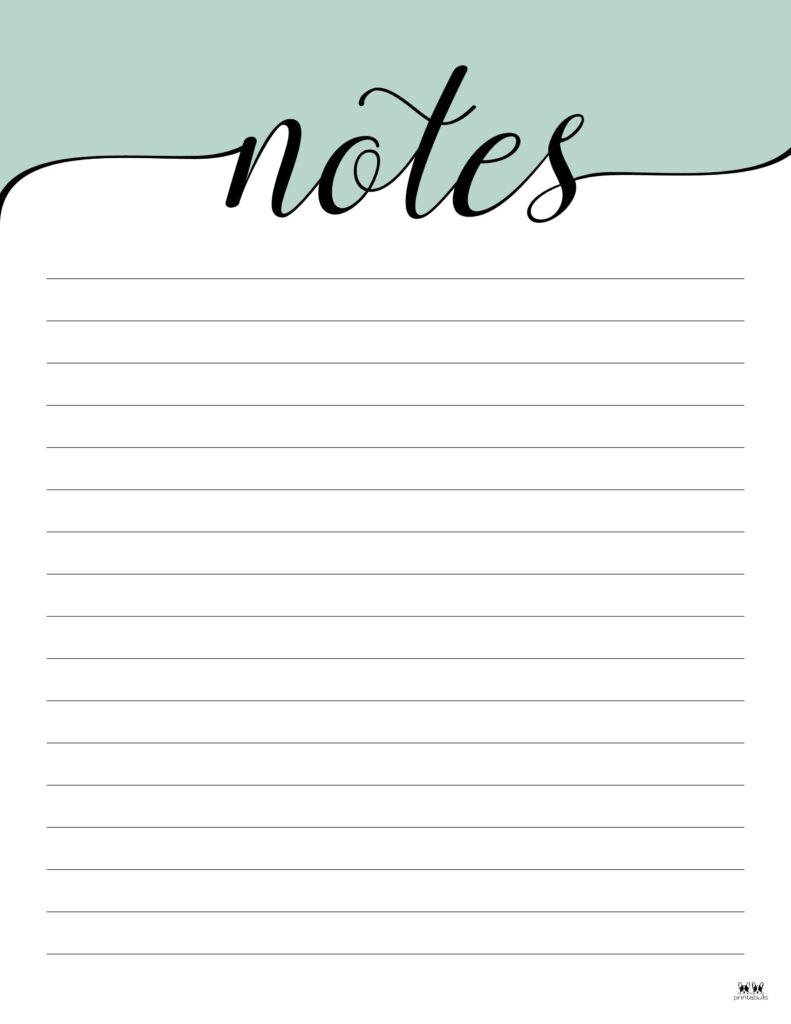 Free And Customizable Notes Templates Off