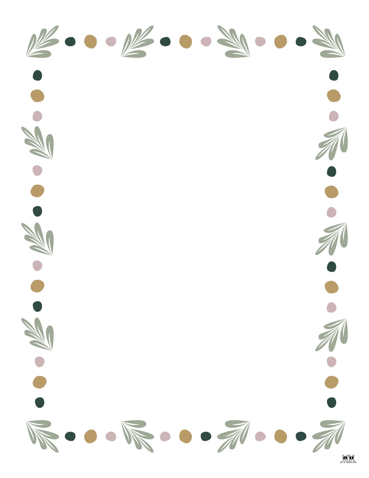 Leaf Borders Free Printable Borders Printabulls