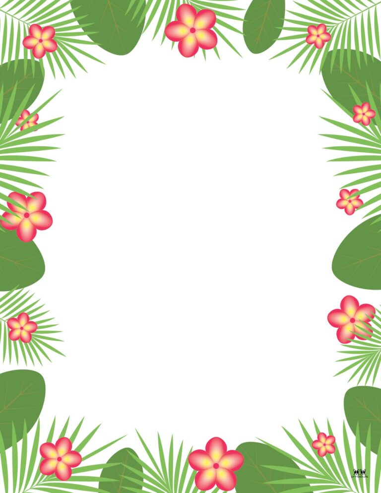 Leaf Borders Free Printable Borders Printabulls