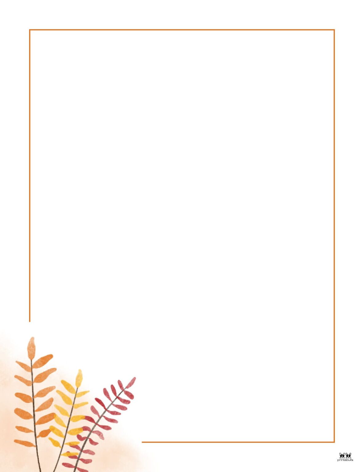 Leaf Borders 30 FREE Printable Borders Printabulls