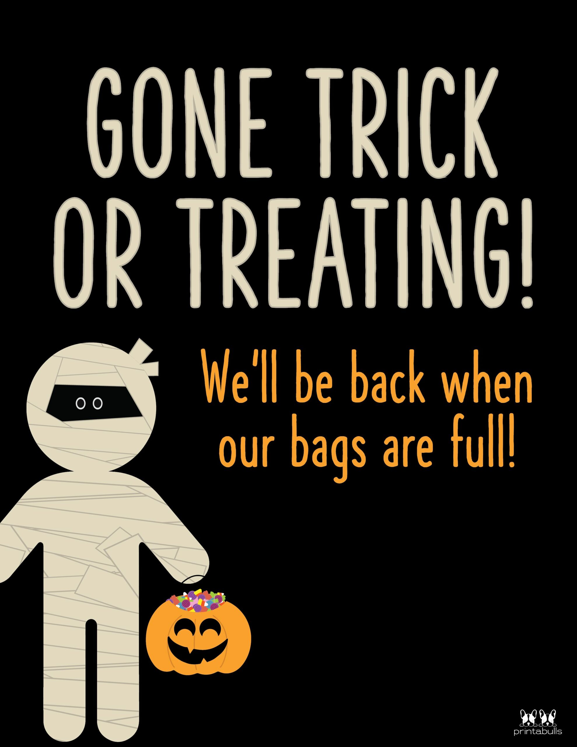 51 Halloween Signs - Free Printables | Printabulls