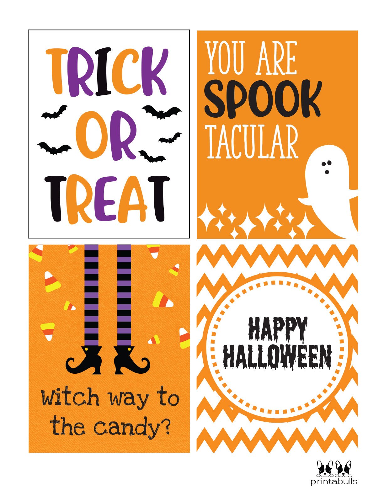 40  Free Printable Halloween Cards Printabulls