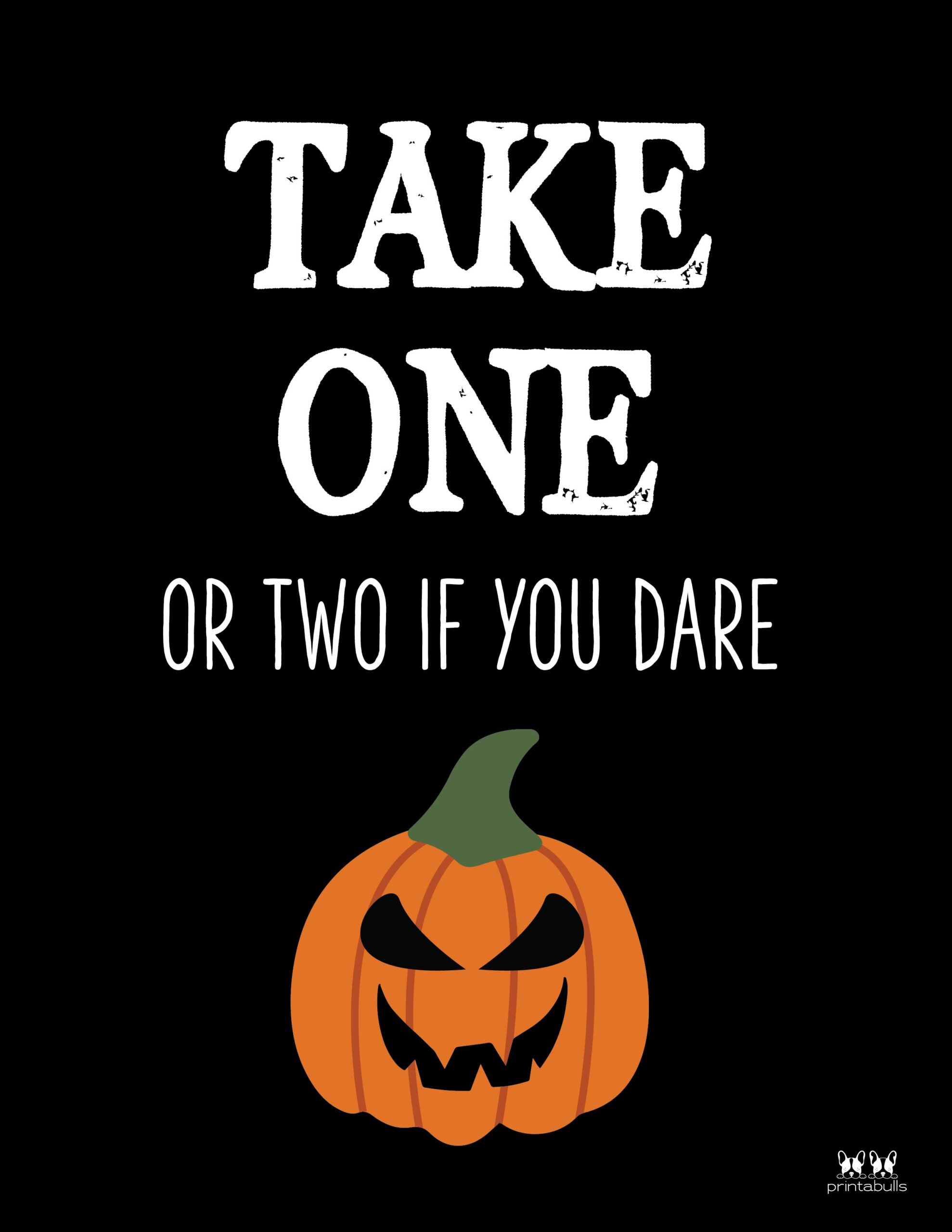 Free Halloween signs from Printabulls