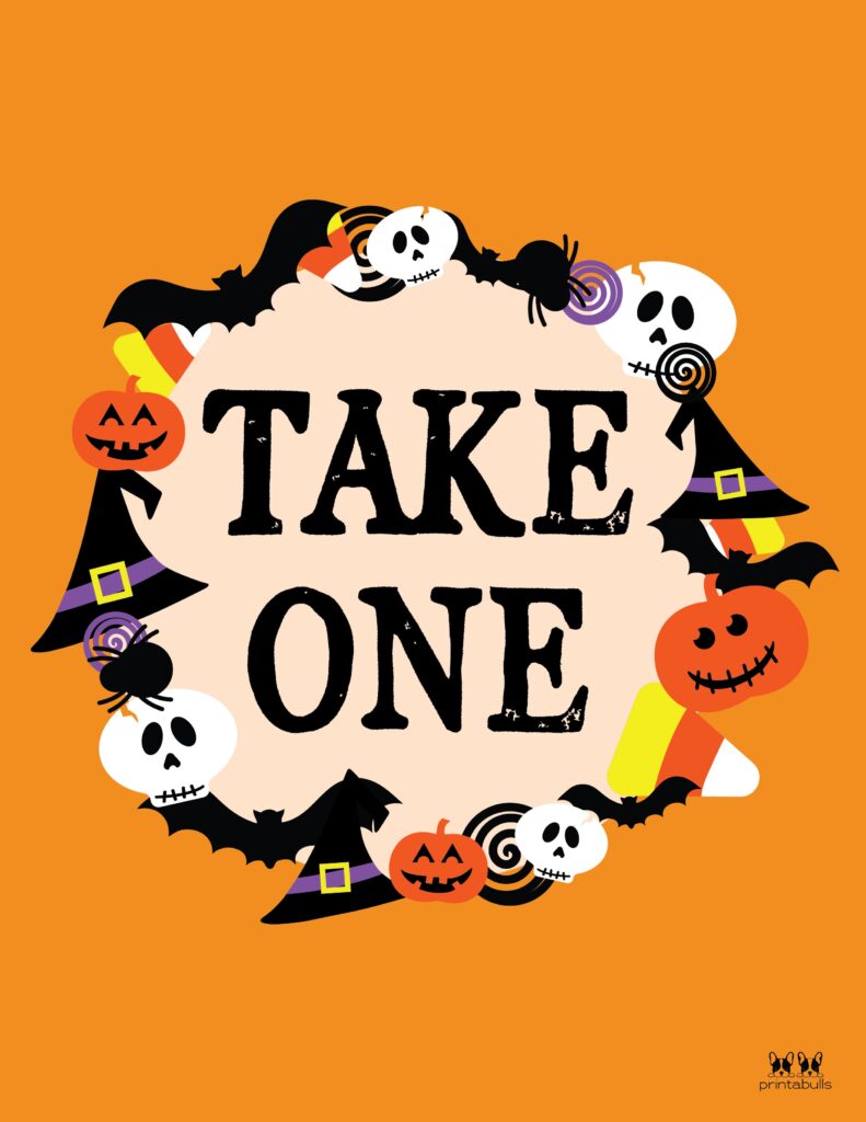 51 Halloween Signs - Free Printables