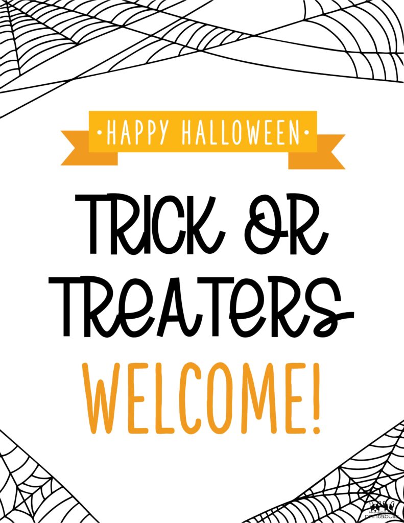 FREE Halloween Candy Bowl Printable Sign: Trick or Treat Yourself!