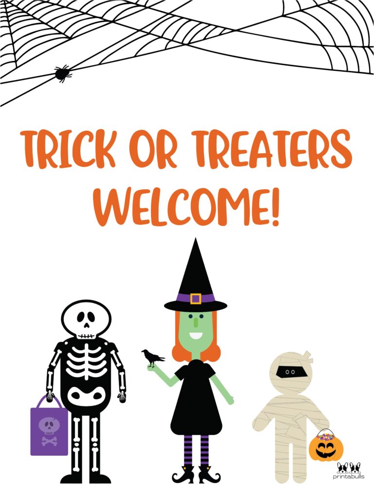 51 Halloween Signs - Free Printables | Printabulls