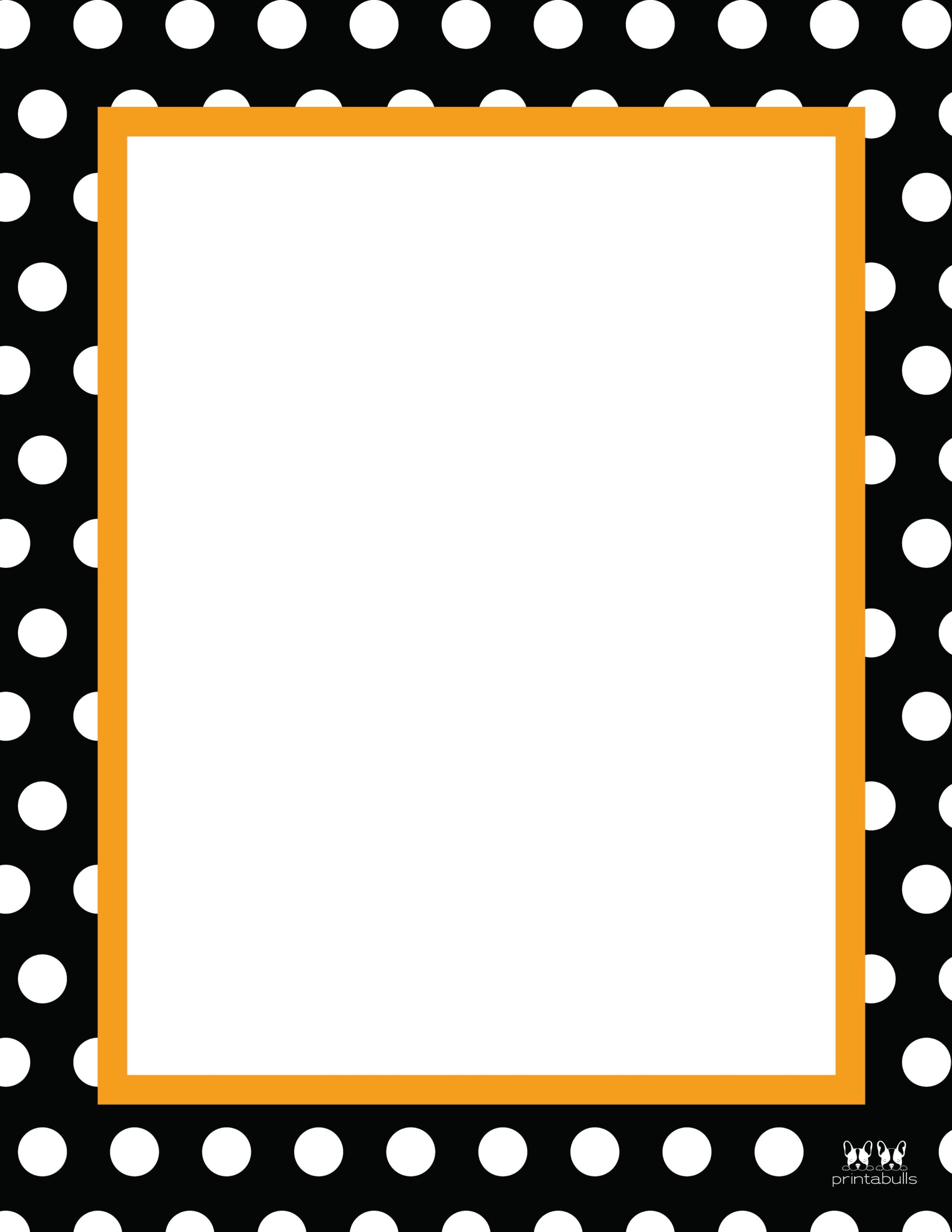 Free Halloween Borders & Frames | Printabulls