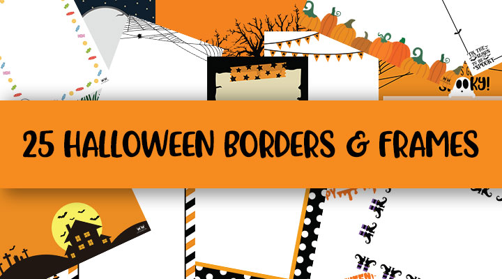 fall pumpkin page borders