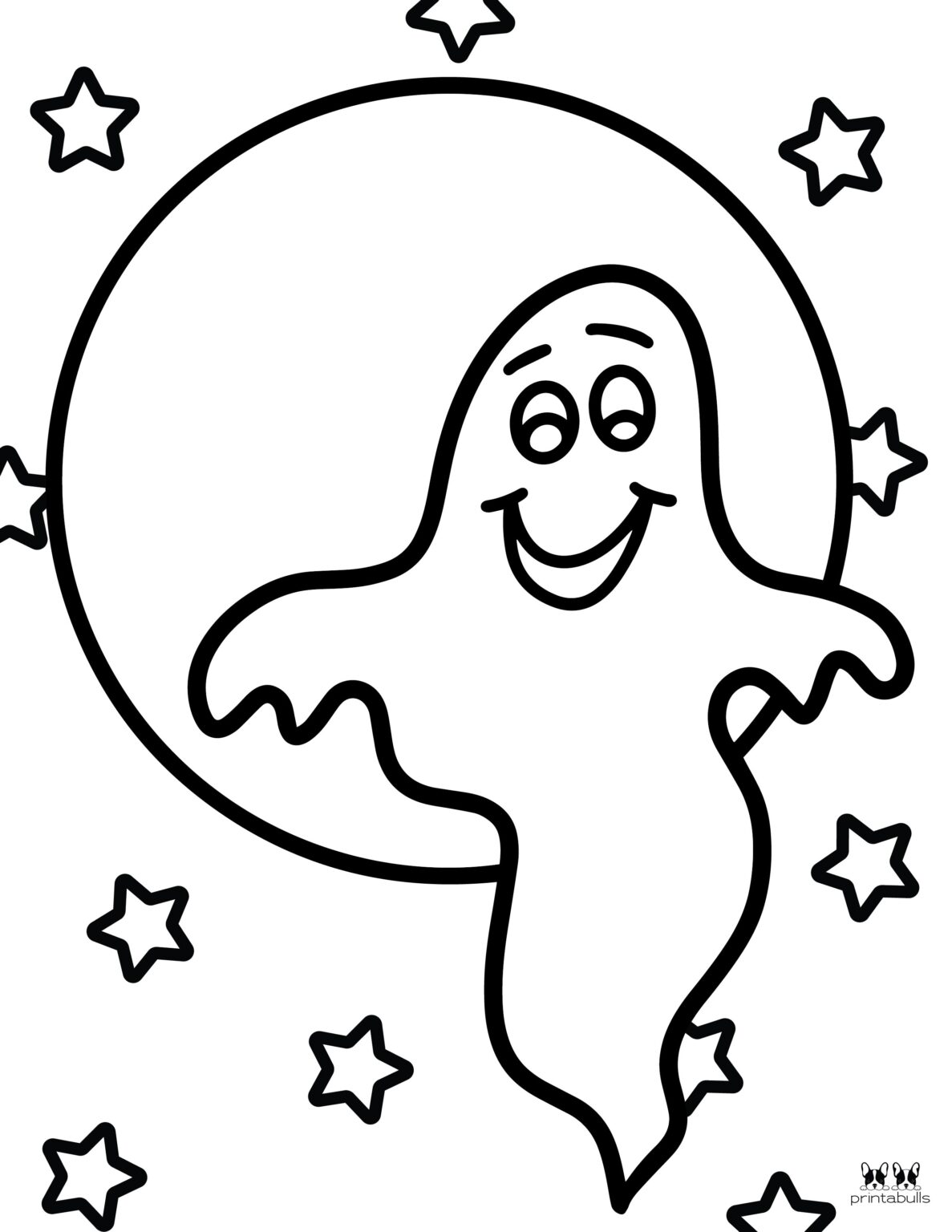 Free Printable Ghost Coloring Pages 