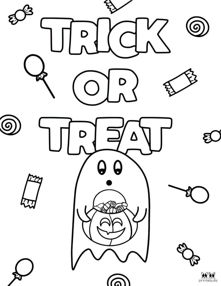 Free Printable Ghost Coloring Pages | Printabulls