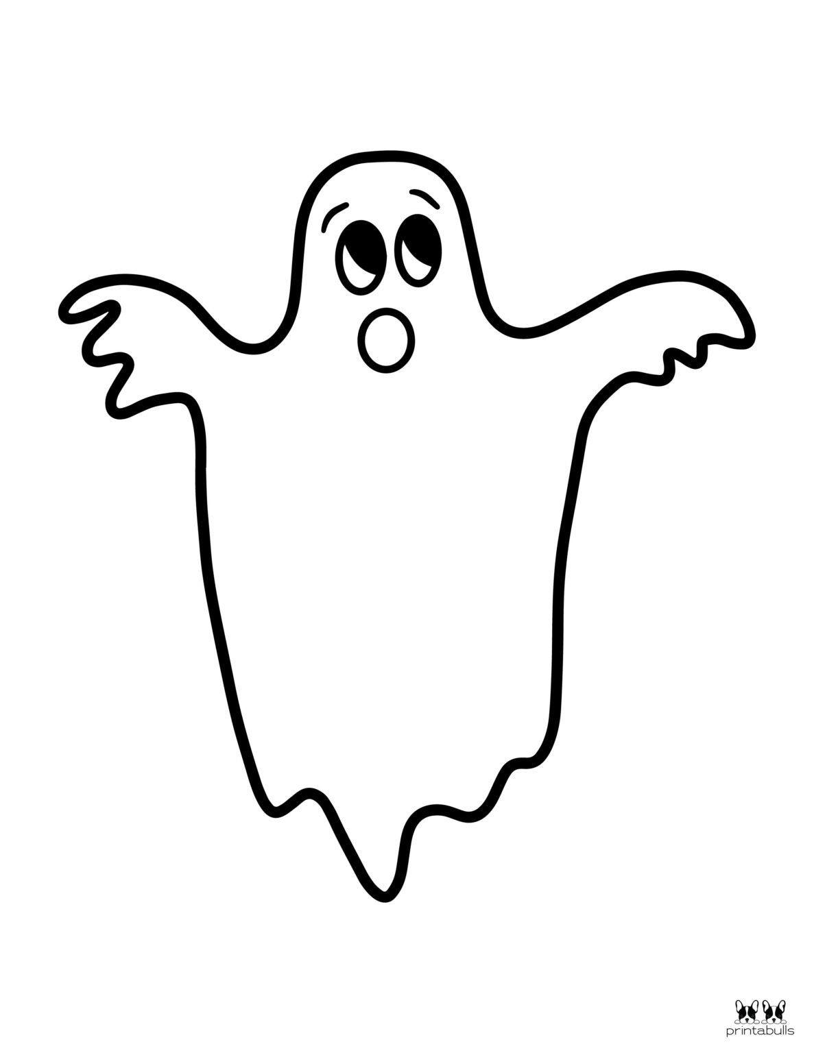 Free Printable Ghost Coloring Pages Printabulls