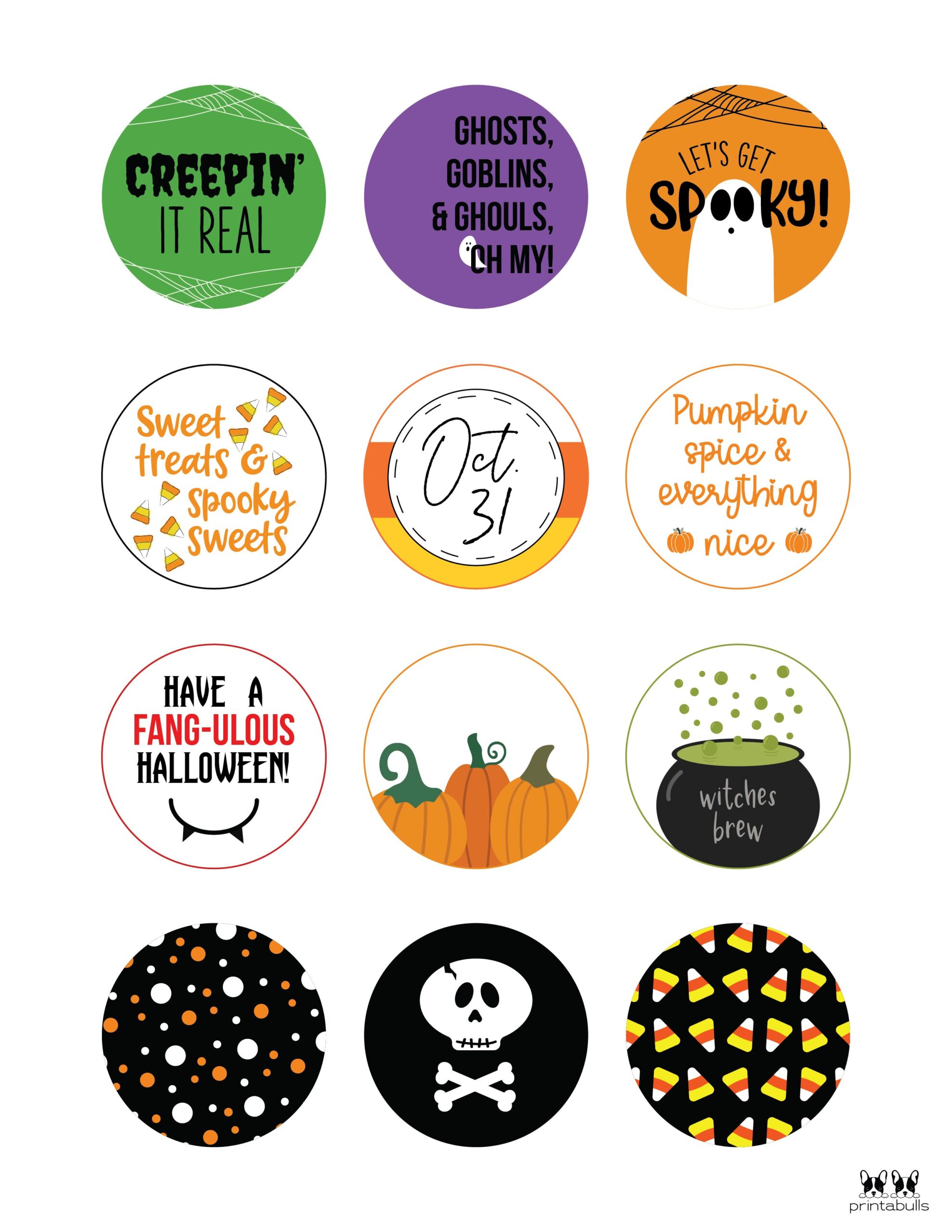 60 Free Printable Halloween Tags Printabulls