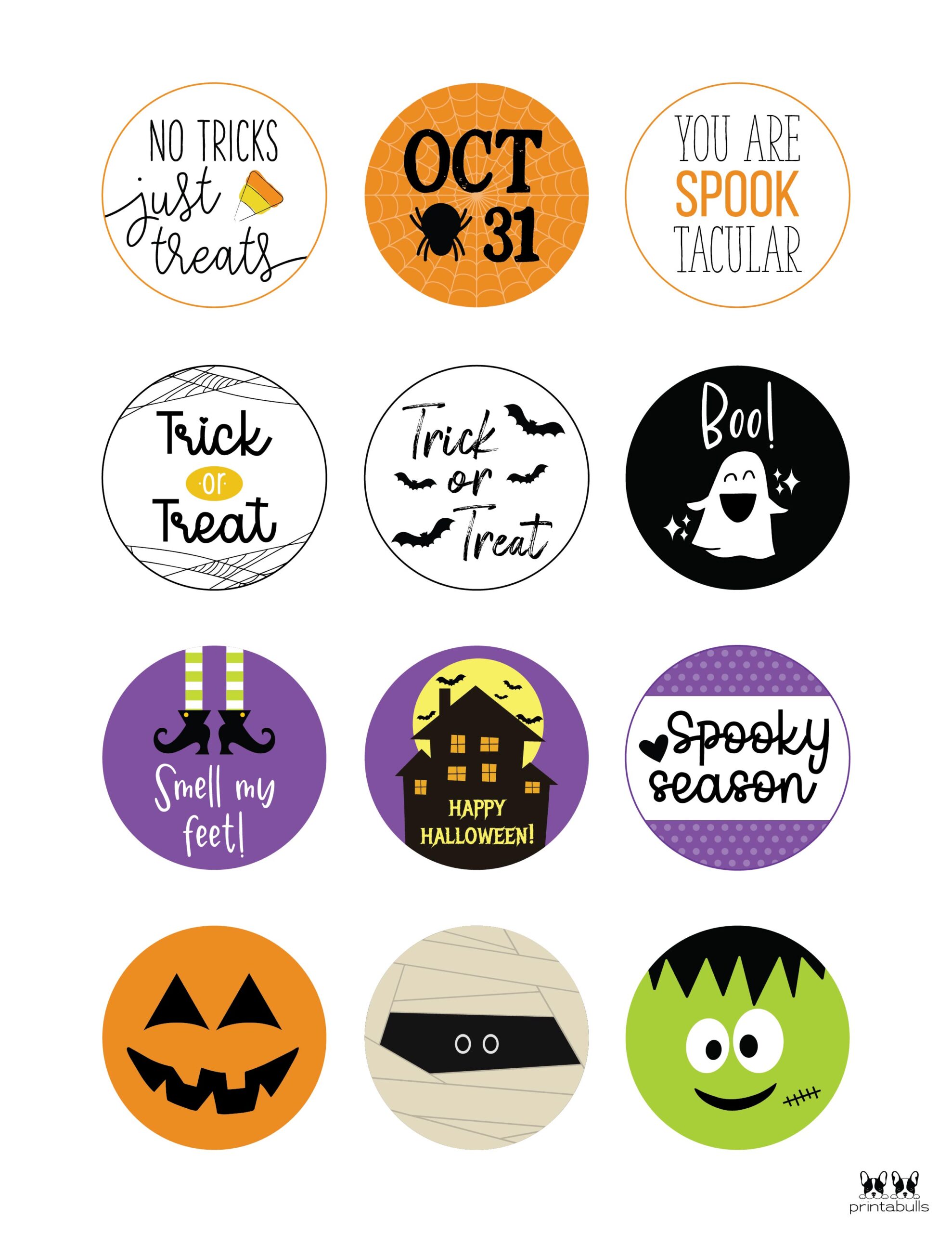 60 Free Printable Halloween Tags 