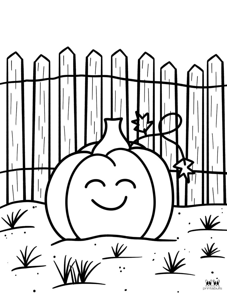 Printable Pumpkin Coloring Page-Page 23