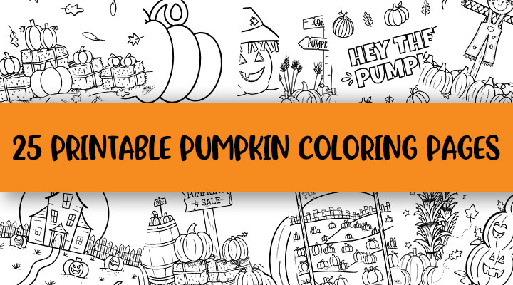 printable pumpkin coloring pages for preschoolers