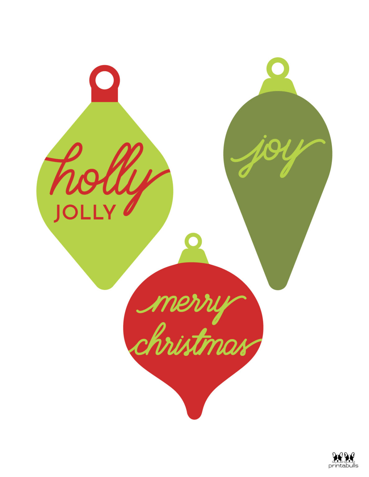 Printable Christmas Ornaments Printabulls