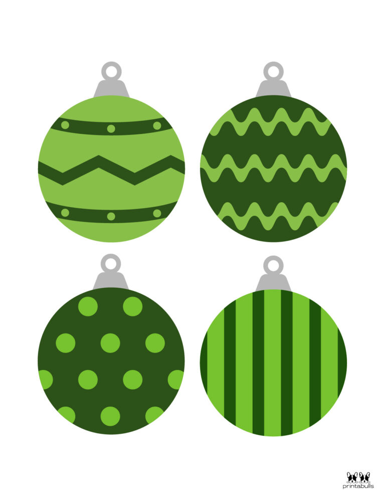 Printable Christmas Ornaments | Printabulls