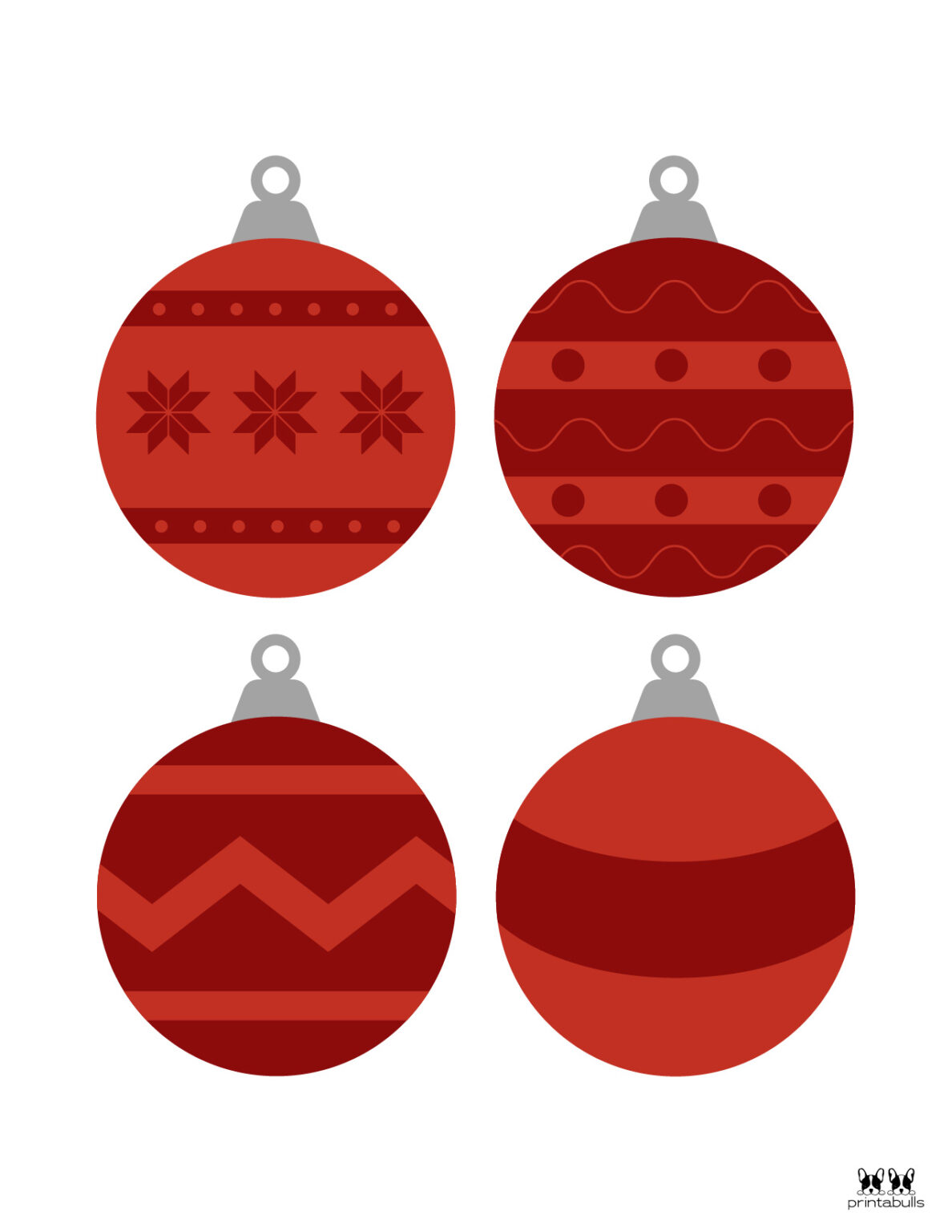 Printable Christmas Ornaments | Printabulls