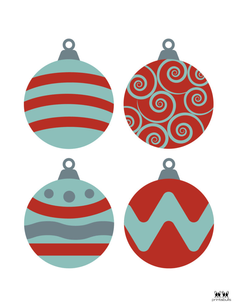 Printable Christmas Ornaments | Printabulls