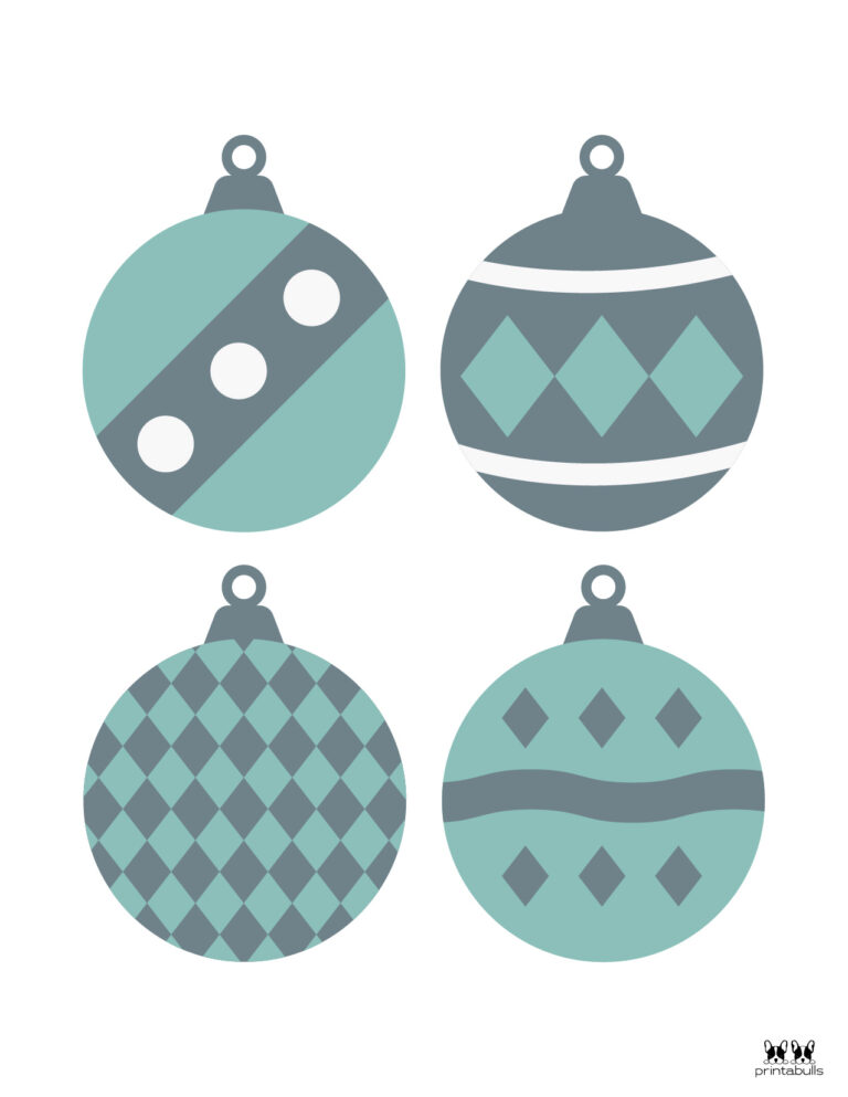 Printable Christmas Ornaments | Printabulls