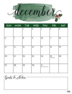 December 2020 Calendars | Printabulls