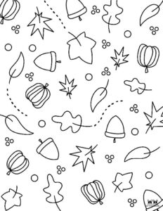 November Coloring Pages | Printabulls