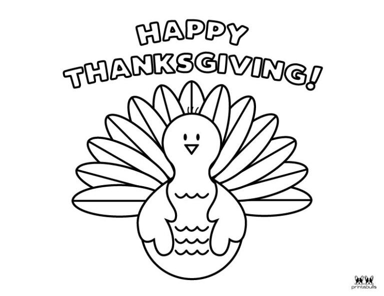 Turkey Coloring Pages | Printabulls