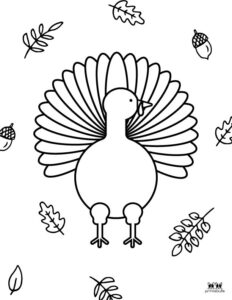 Turkey Coloring Pages | Printabulls