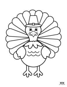 Turkey Coloring Pages | Printabulls