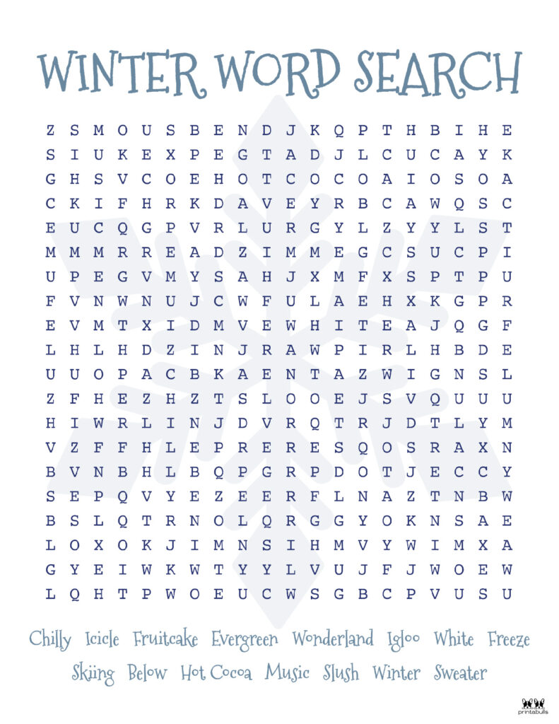 Christmas Word Searches 25 Free Printables Printabulls