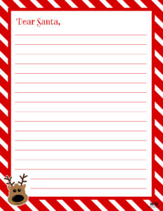 Dear Santa Letter Printables - FREE | Printabulls