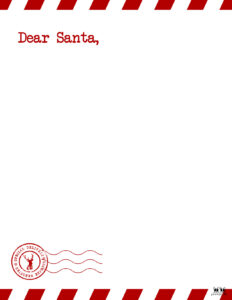 Dear Santa Letter Printables - FREE | Printabulls