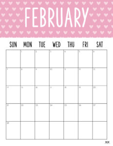 February 2021 Calendars - Free Printables | Printabulls