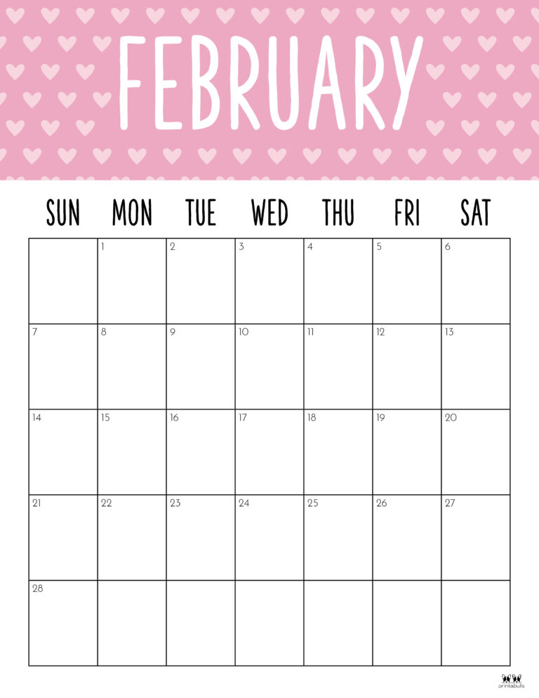 February 2021 Calendars - Free Printables 