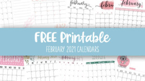 February 2021 Calendars - Free Printables | Printabulls