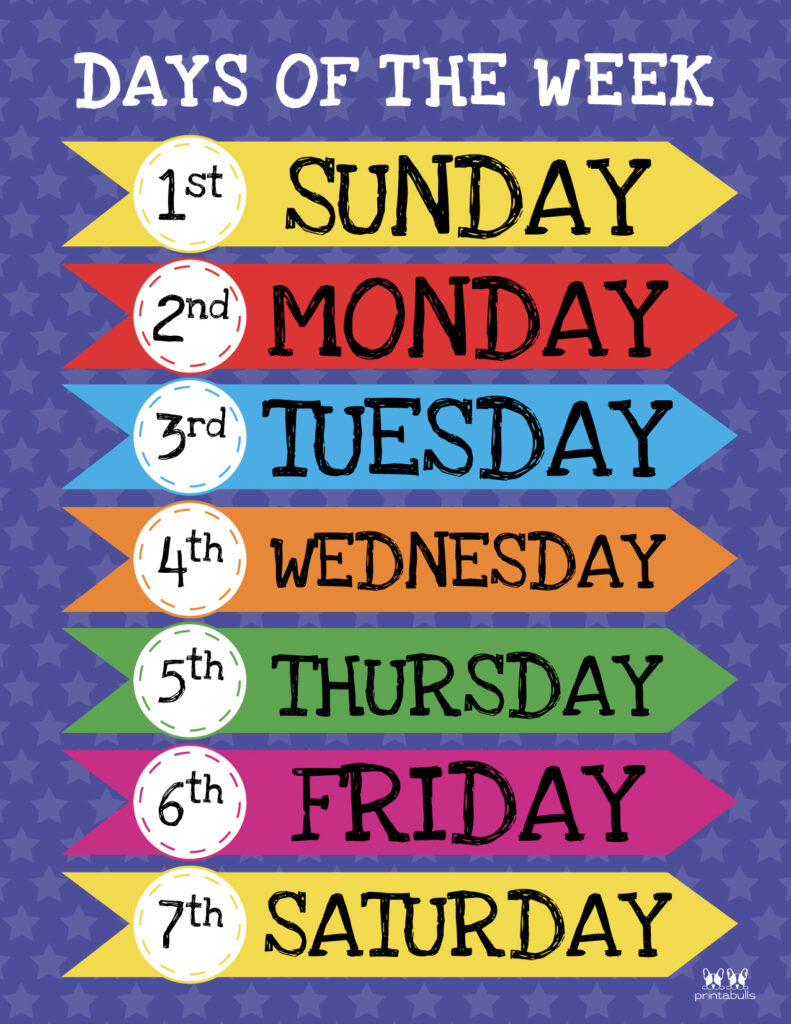 Printable Days Of The Week Worksheets Free Printable Templates