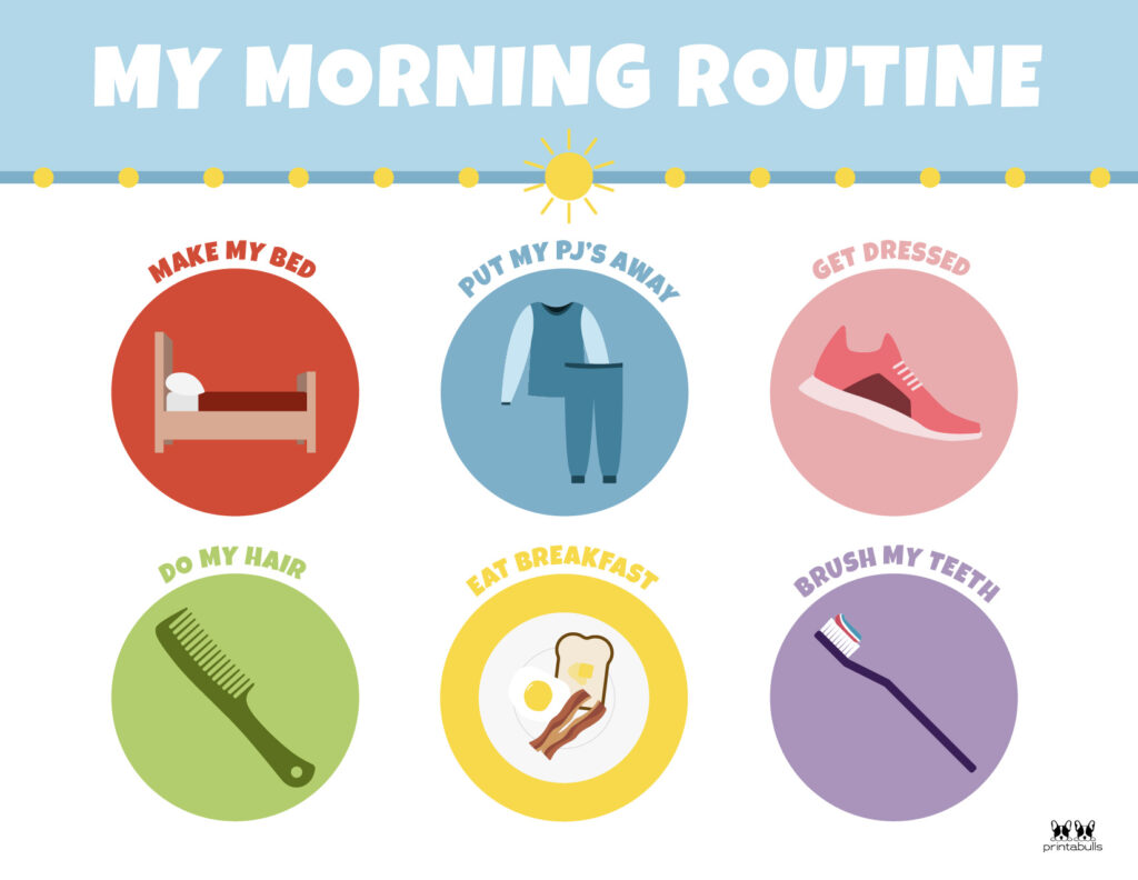 Printable Morning Routine Chart-Page 12