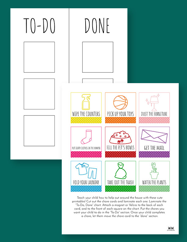 Printable Toddler Chore Chart-11