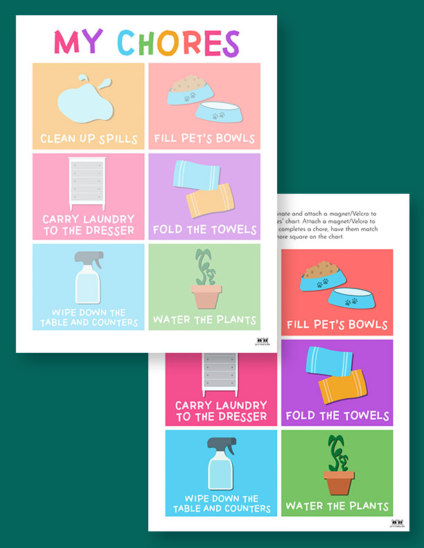 Printable Toddler Chore Chart-9