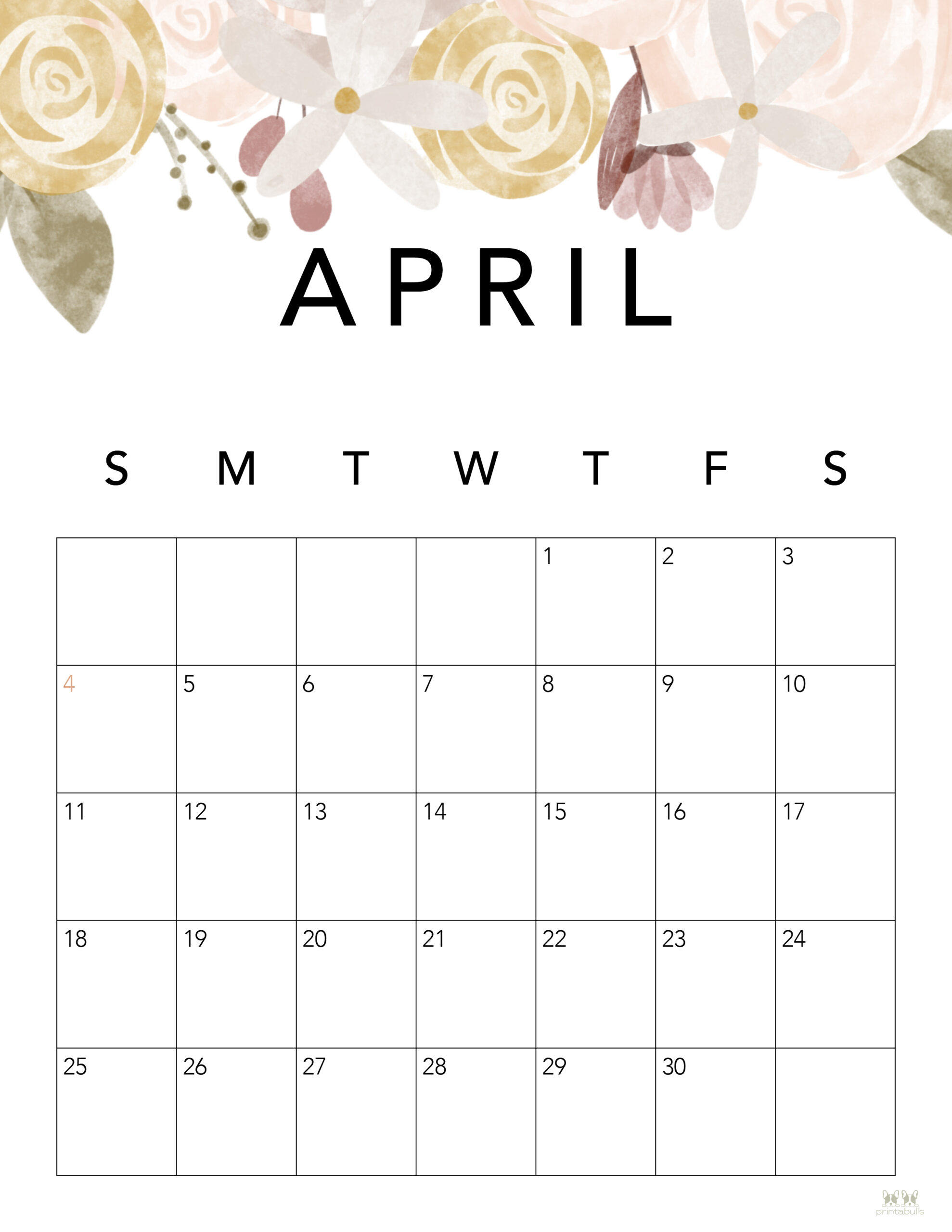 April 2021 Calendars - Free Printables | Printabulls