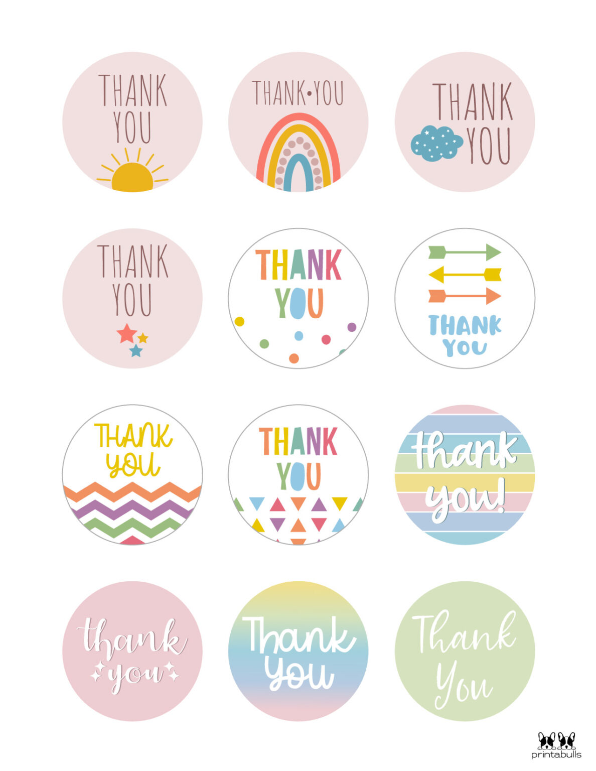 Free Printable Thank You Tags