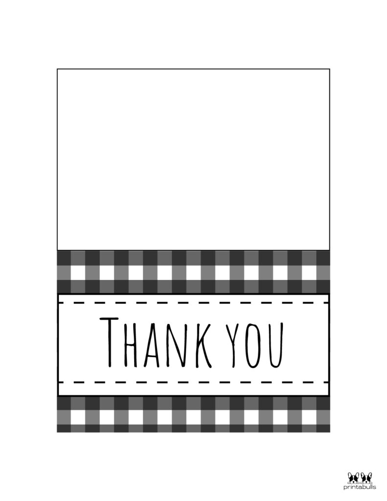 Printable Black and White Thank You Cards-Page 3