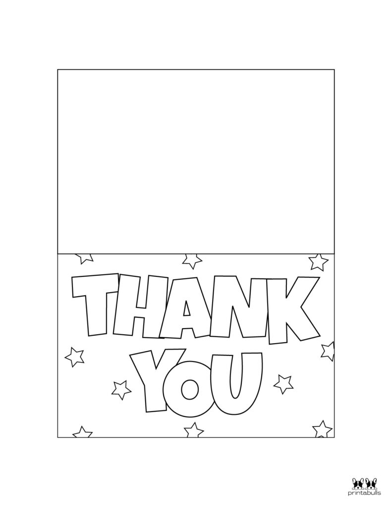 Printable Foldable Thank You Cards-Page 1