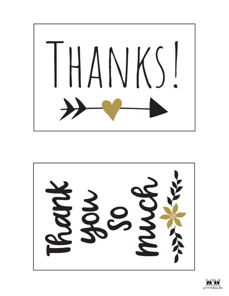 Free Printable Thank You Card Template - Cardtemplate.my.id