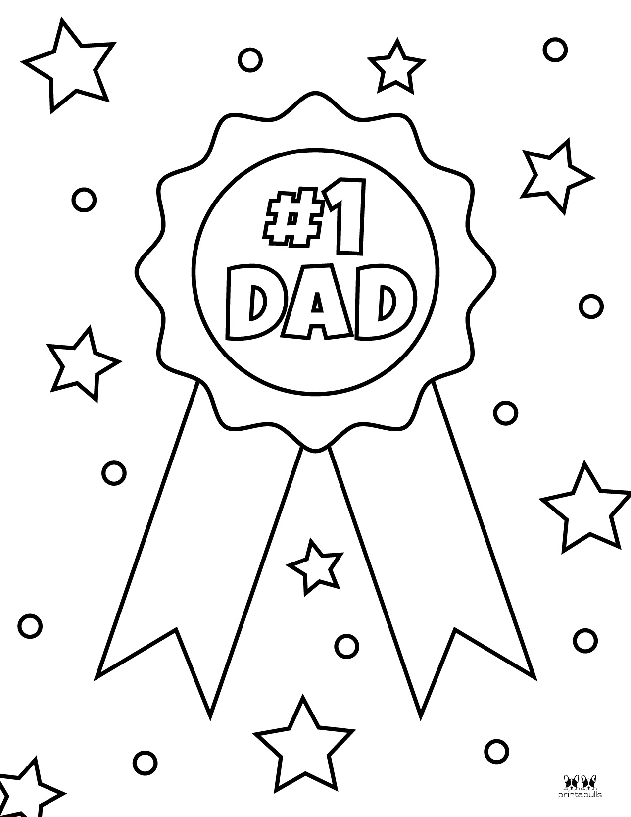 Father's Day Coloring Pages - 50 FREE Pages | Printabulls