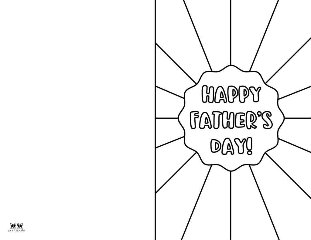 Printable Father's Day Coloring Page-Page 10