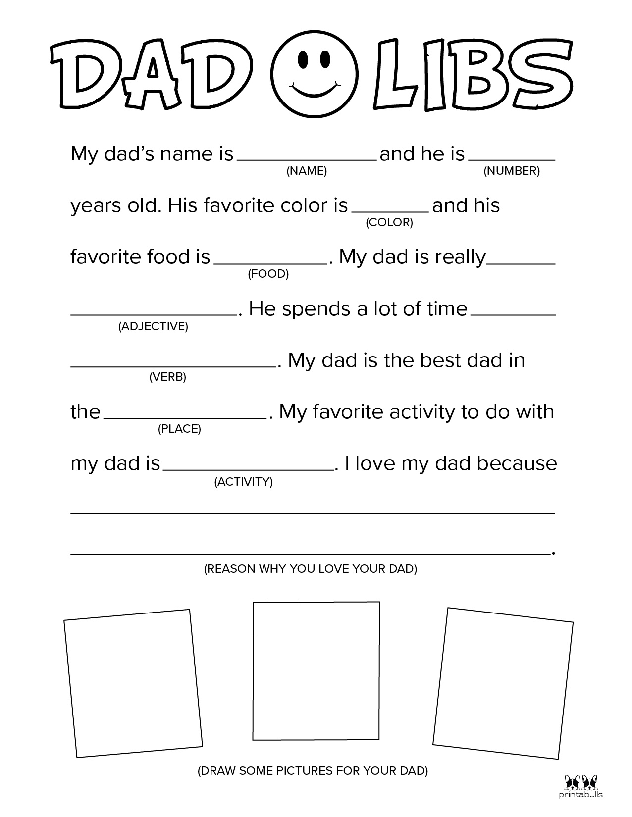 Father's Day Coloring Pages - 50 FREE Pages | Printabulls