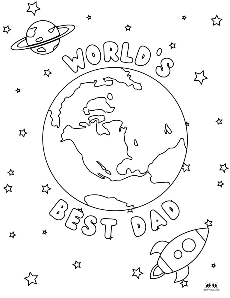 Fathers Day Coloring Pages 50 Free Pages Printabulls 