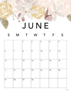 June 2021 Calendars - 15 Free Printables | Printabulls