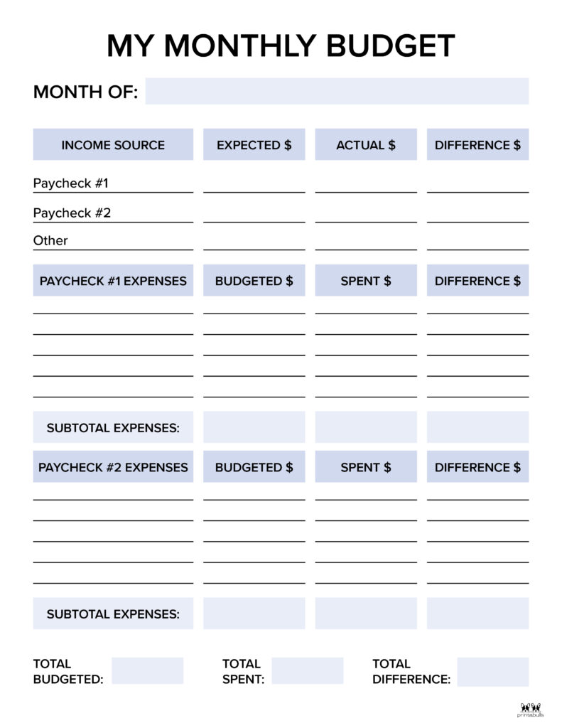 free-printable-budget-planner-printable-templates